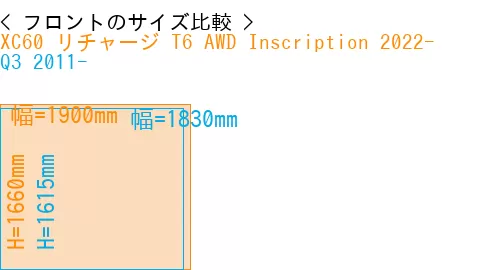 #XC60 リチャージ T6 AWD Inscription 2022- + Q3 2011-